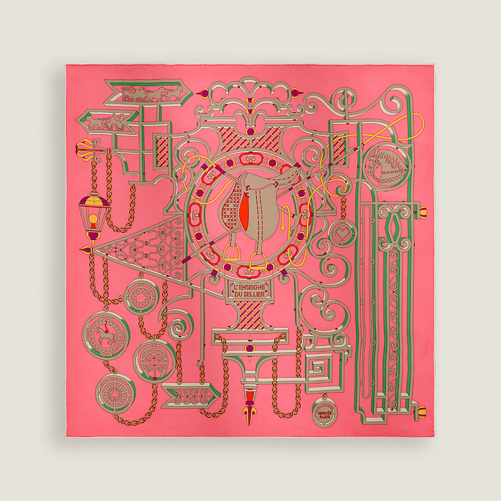 L'Enseigne du Sellier scarf 70 | Hermès USA